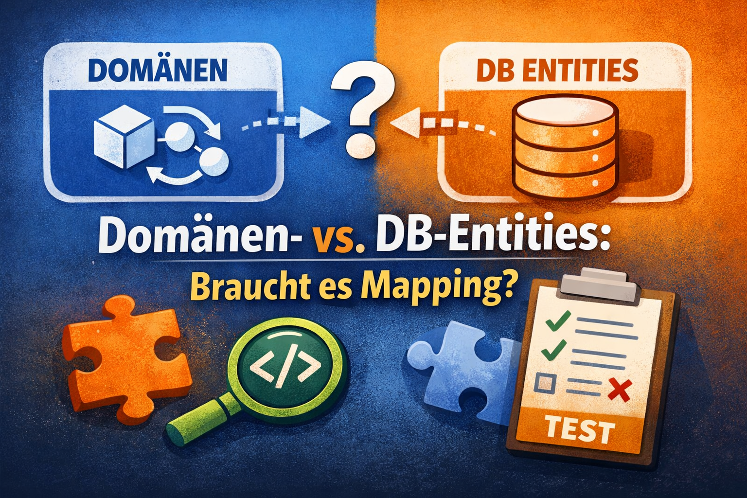 Die Sache mit den Entities: Braucht es ein explizites Mapping zwischen Domänen- und DB-Entities?